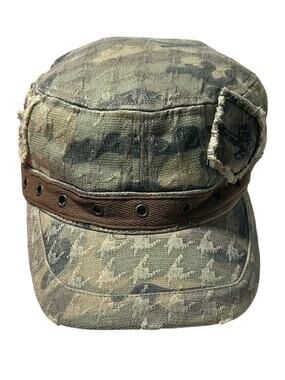 Headers Army Camo M Skulls Embroidery Camouflage Cadet Military Hat Distressed